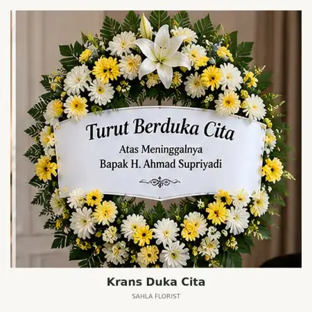Krans Bunga Duka Magelang Utara